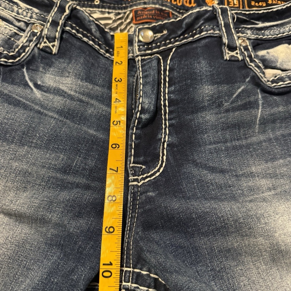 Rock Revival Sundee Easy Skinny Jeans Women's Size 39 Mid Rise 36x31 - Picture 14 of 16